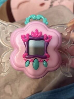Pink Fairy Finder Compact Toy with Teal Accents